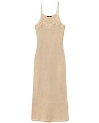 Twinset - Floral-Appliqué Dress - Lyst