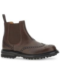 Church's - Mcentyre Lw Brogue-Detail Ankle Boots - Lyst