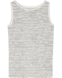 Majestic Filatures - Striped Ribbed Tank Top - Lyst