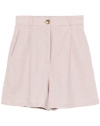 To b. by agnès b. - Pantalones cortos con cinturón - Lyst