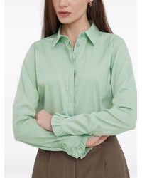 Mos Mosh - Mattie Blouse Met Ruches En Lange Mouwen - Lyst