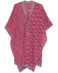 Missoni - Gestreifter Poncho - Lyst