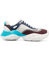 Camper - Colour-Block Panelled Leather Sneakers - Lyst