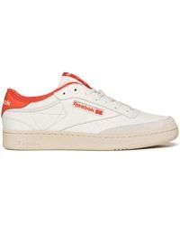 Reebok - Club C Embossed Leather Sneakers - Lyst