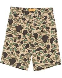 Replay - Bermudas Con Estampado Militar - Lyst
