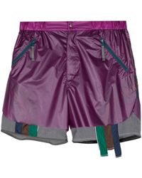 Kolor - Shorts in Colour-Block-Optik - Lyst