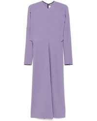 Victoria Beckham - Robe Iris À Coupe Mi-Longue - Lyst