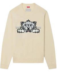 KENZO - Happy Tiger Sweater - Lyst