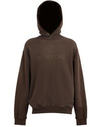 Helmut Lang - Laser Studio Logo-Detailed Hoodie - Lyst