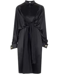 Loewe - Abito Midi Con Nodo - Lyst