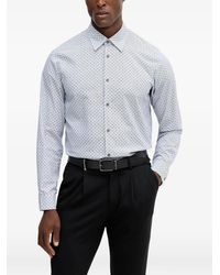 ARMANI EXCHANGE - Patterned Button-Down Shirt - Lyst