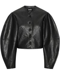 ROTATE BIRGER CHRISTENSEN - Solid V Neck Jacket - Lyst
