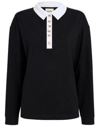 KHAITE - Faithful Button-Up Polo - Lyst