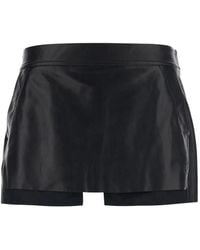 Rick Owens - Fog Rear-Zip Mini Skirt - Lyst