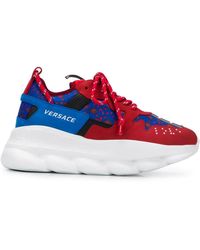 Versace Chain Reaction Sneakers - Rood