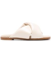 Peserico - Leather Sandals - Lyst