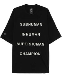 Rick Owens X Champion - X Champion T-Shirt - Lyst