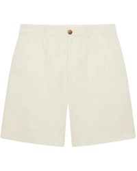 CHE - Pleated Cotton Shorts - Lyst