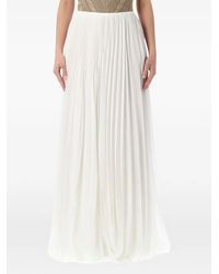Ralph Lauren - Niccola Pleated Maxi Skirt - Lyst