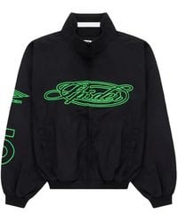 Sp5der - Logo-Embroidery High-Neck Track Jacket - Lyst