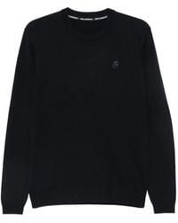 KARL LAGERFELD - Logo-Patch Crew-Neck Sweater - Lyst