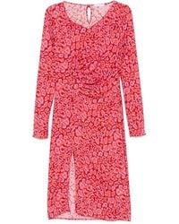 Patrizia Pepe - Printed Midi Dress - Lyst