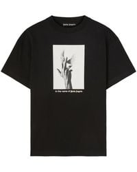 Palm Angels - Wings Graphic-Print Cotton T-Shirt - Lyst