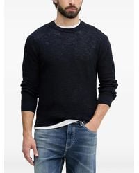 Benetton - Fine-Knit Crew-Neck Sweater - Lyst