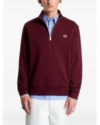 Fred Perry - Half-Zip Sweatshirt - Lyst