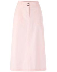 Marc Cain - Midi-Rok Met Riemlussen - Lyst