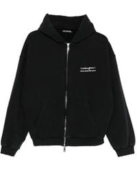 Cole Buxton - Logo-Print Zip-Up Hoodie - Lyst