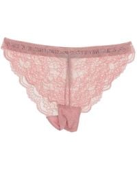Stella McCartney - Macramé Culotte Met Uitgesneden Details En Logoband - Lyst