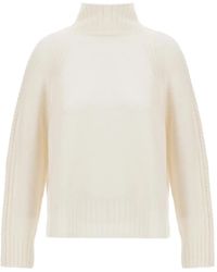 Herno - Cable-Knit High-Neck Sweater - Lyst