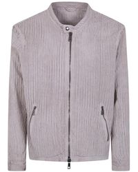 Giorgio Brato - Perforated Zip Jacket - Lyst
