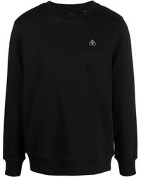 Moose Knuckles - Sweatshirt mit Logo-Schild - Lyst