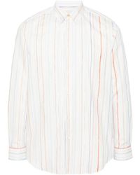 Paul Smith - Striped Organic Cotton Shirt - Lyst