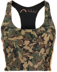 The Upside - Top crop con stampa camouflage - Lyst