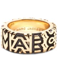 Marc Jacobs - Anillo con monograma grabado - Lyst