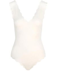 Marysia Swim - Charleston Scalloped V-Neck Swimsuit - Lyst