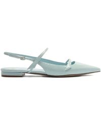 Alexandre Birman - Tita Pointed-Toe Straps-Detail Flat Sandals - Lyst