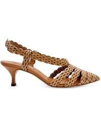 Casadei - Julia Avenida Woven Sandals - Lyst