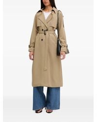 ViCOLO - Double-Breasted Belted Trench Coat - Lyst