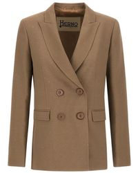 Herno - Blazer Croisé À Sequins - Lyst