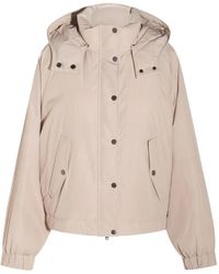 Brunello Cucinelli - Chaqueta con capucha - Lyst