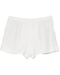 Enza Costa - Twill Shorts - Lyst