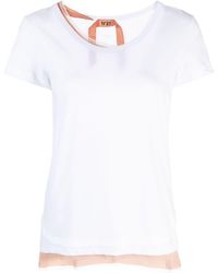 N°21 - Layered-design Cotton T-shirt - Lyst