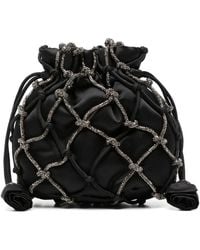 Rosantica - Crystal-Embellished Mini Bag - Lyst