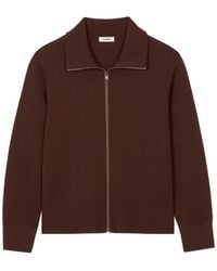 Sandro - Cardigan Mit Reißverschluss - Lyst