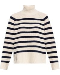 Munthe - Striped Turtleneck Sweater - Lyst