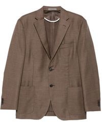Corneliani - Blazer À Revers Crantés - Lyst